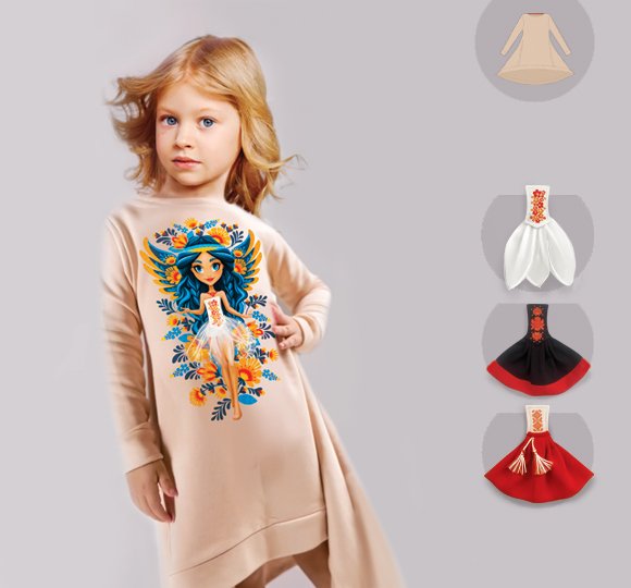 Плаття-світшот Angel UA Beige