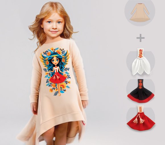 Плаття-світшот Angel UA Beige